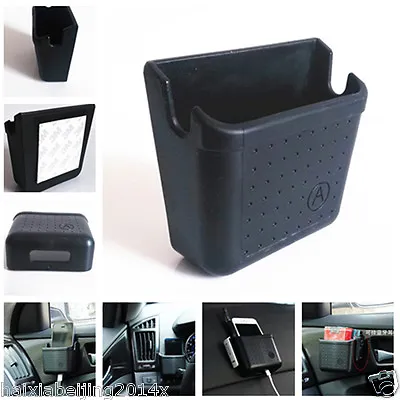 Auto Car Suv Storage Box Mobile Phone Charger Cradle Pocket Bag Organizer Holder • $17.73