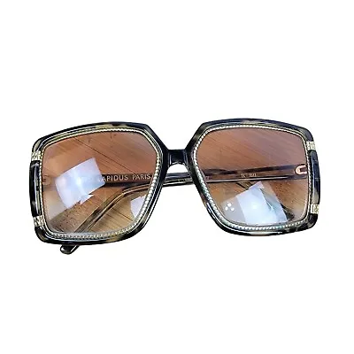 Vintage Ted Lapidus TL 1511 Sunglasses Paris France Tortoise Gold Glasses 1970's • $99.99