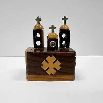 Handmade Wooden Rosary In Box From Basílica De Santa María De Guadalupe Mexico • $12