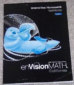 Interactive Homework Workbook Grade 3 (enVision Math) California • $4.94