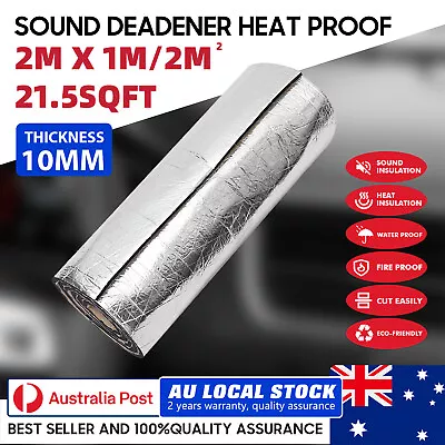 2㎡ Automotive Heat Sound And Noise Insulation Padding Heat Barrier • $39.99