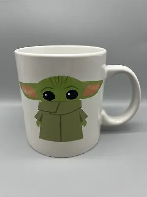 Star Wars The Mandalorian Baby Yoda White 20oz Mug Licensed NWT New A1 • $12.99