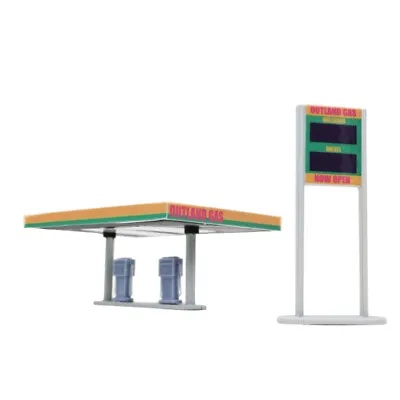 Outland Models Railway Scenery Gas Station 1:87 HO Scale • $12.99