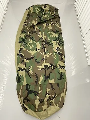 US Military Genuine Issue GI Modular Sleep System Bivy Cover Woodland CamoUsed • $99