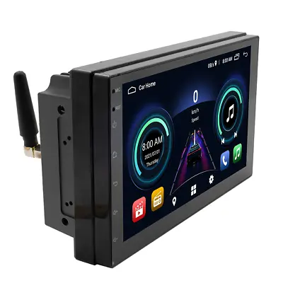 Car Radio Stereo Player GPS Navigation WIFI BT FM AM RDS 7in Touch Screen 1+16GB • $95.96