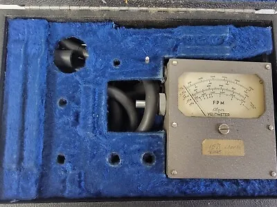 VTG ALNOR VELOMETER  CASE MEASURING VELOCITY AIR PRESSURE TYPE 3002 W/case • $79.99