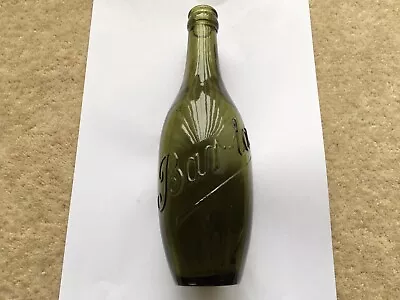 £7.99 • Buy Edwardian Bar-la Dark Green Applied Top Crown Cap Hamilton Bottle