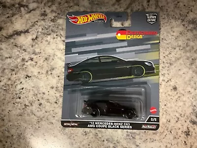 Hot Wheels Car Culture ‘12 Mercedes Benz C63 AMG Coupe Black Series Chase 0/5! • $74.99