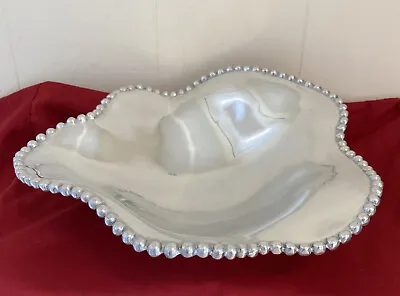 Mariposa LG “String Of Pearls” Wavy Serving Bowl Serving - With Dust Bag • $50