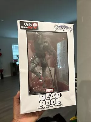 NEW Marvel Gallery Deadpool X-Force Statue Diorama PVC Figure GameStop Exclusive • $30