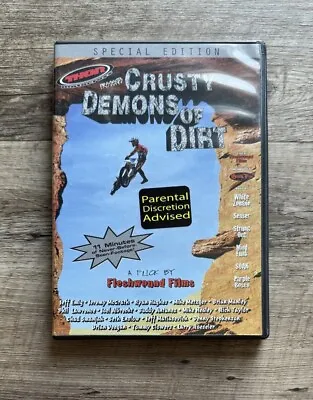 Crusty Demons Of Dirt #1 DVD Motocross Dirt Bike Video Movie 2001 Rare Vintage   • $71.95