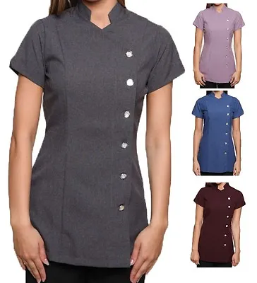 Jola Beauty Tunic Hairdressing Spa Nail Salon Therapist Massage Top Uniform • $24.88