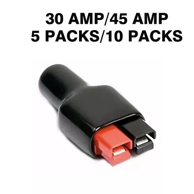 5/10 Packs 30A/45A Connector&Flame Retardant Cover Sleeve For Anderson Powerpole • $8.99