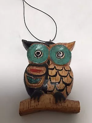 Wooden Alaska Owl  Oranant Hanger Car Tree • $8.95