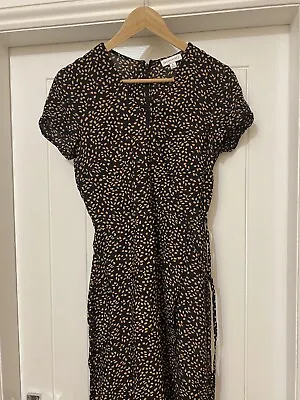 Warehouse Midi Tea Dress Wrap Dress Size 8 • £18