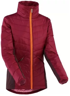 KARI TRAA Voss Midlayer Women’s Zip Training Jacket Primaloft Burgundy M NWT • $35