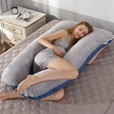 $28.99 • Buy Pregnancy Pillow Full Body U Shape Maternity Pregnant Sleeping Support Pillow