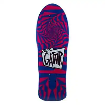 Vision Gator Ii Skateboard Deck-reissue- 10.25  X 29.75' - Blue/pink • $84.99