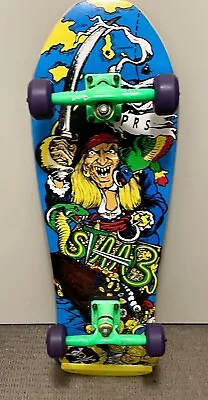 Sims Kevin Staab Pirate Reissue Vintage 80s Skateboard & Wheels Gullwing Trucks • $3499