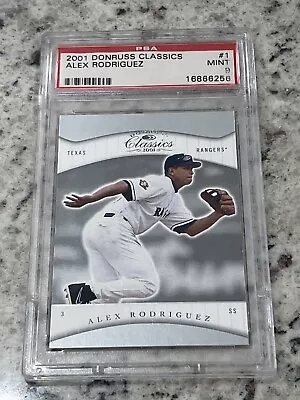 2001 Donruss Classics Alex Rodriguez #1 PSA 9 • $30