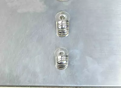 CrazieM 925 Silver Vintage Southwest Estate Stud Post Earrings 3.4g X92 • $2