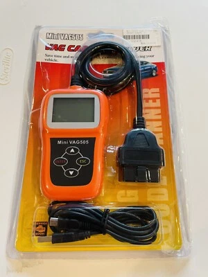 $34.99 • Buy For VW Audi Skoda Seat OBD2 Scanner All System Check EPB ABS SRS Oil Minivag505