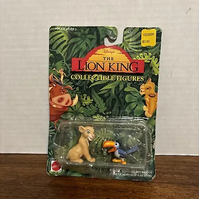 Vtg Mattel Walt Disney The Lion King Young Nala & Zazu Collectible Figures NEW • $9.49