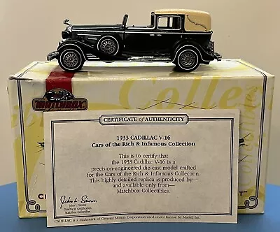 Matchbox Rare DYM35181 Cadillac V16 Collectibles Models Of Yesteryear  • £28