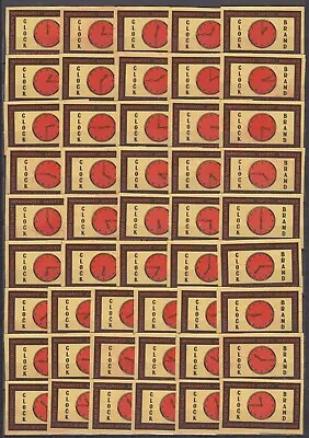 Latvia - 1950-60s  Clocks  Matchbox Labels - Lot 16 • $0.99