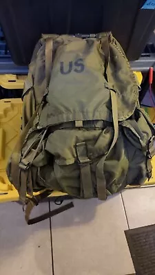 US Army Military Alice LC-1 Large Backpack Field Pack Nylon W/Frame Straps BOB • $99