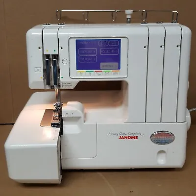 Janome Compulock 888 Five Thread Serger W/Power Cord Only *See Pic* -For Parts- • $241.50
