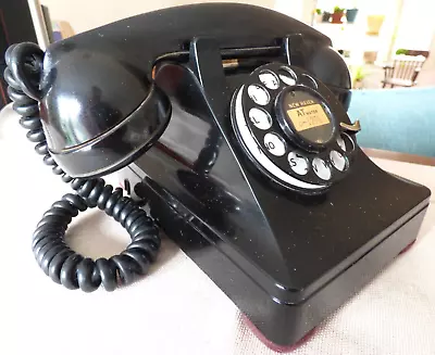 Vintage Western Electric Black 302 Desk Phone Polished & Working III • $185