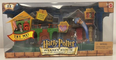 $29.95 • Buy Mattel Harry Potter World Of Hogwarts Playset Weasley House NIB