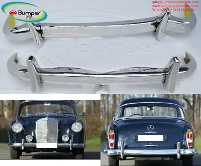 Mercedes Ponton 6 Cylinder W180 220S Coupe Cabriolet Bumpers (1954-1960) • $1199