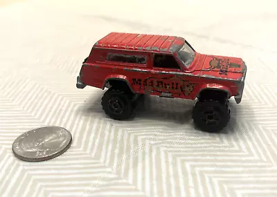 Vintage Majorette 4x4 Jeep Cherokee -Mad Bull  #236 1/64 Scale Diecast Car 1970s • $7.95