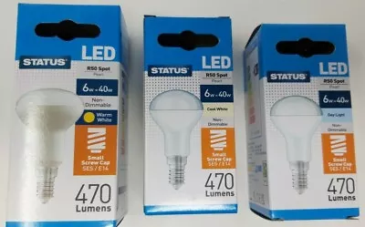 6w =40w LED Spotlight Reflector Light Bulb R50 SES E14 Warm/Cool/Daylight White • £8.25