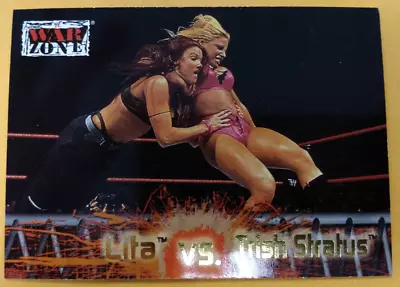 $4.99 • Buy FLEER WWF WAR ZONE LITA Vs TRISH STRATUS #66                        / 2001 Fleer