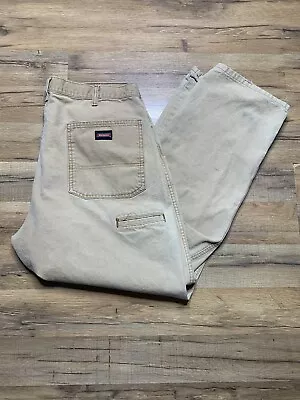 DICKIES Distressed Carpenter Pants 38x32 Men’s Y2K Vintage Work Faded Canvas • $13.99