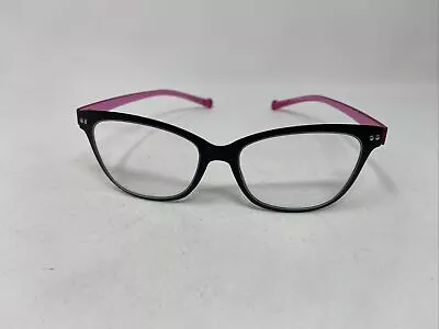 IGREEN ITALY V2.5 50/16/143 BLACK PINK TRANSLUCENT Eyeglasses Frame P648 • $125