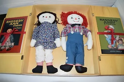 Volland Raggedy Ann & Andy Dolls Repro Of 1918/1920 By Hammacher Schlemmer 1999 • $85