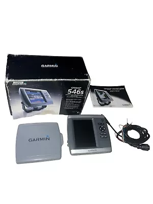 GARMIN GPSMAP 546S CHART PLOTTER FISHFINDER MARINE GPS W/ Manual & COVER • $289.99