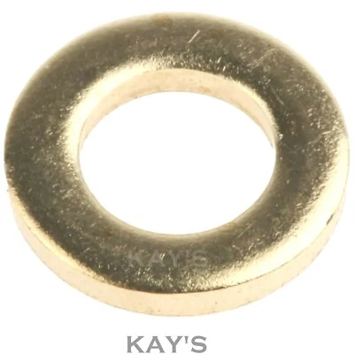 £2.96 • Buy Solid Brass Washers Form A Thick Din125 To Fit Metric Bolts & Screws M2.5 - M16 