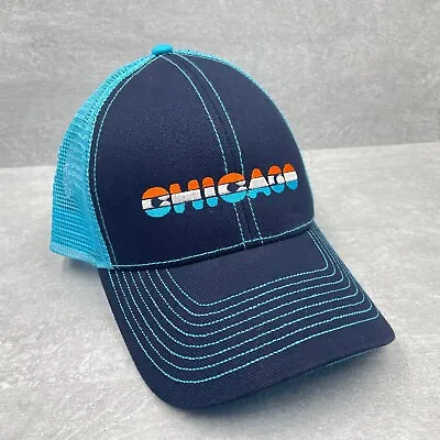 CHICAGO Trucker Hat Ball Cap ADJUSTABLE Mesh Back Windy City • $11.71