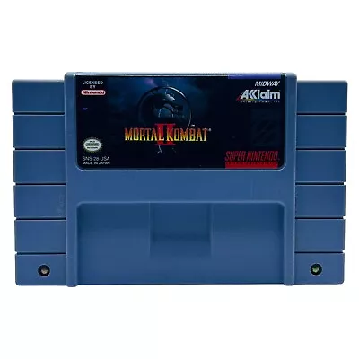 Mortal Kombat II 2 (Super Nintendo) Authentic Tested SNES Game Cartridge • $24.99