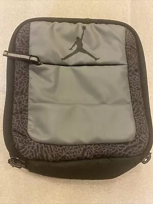 Michael Jordan Air Jumpman Insulated Gray/Black Lunch Bag Approx. 10 X7 X4” • $11