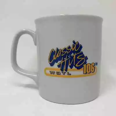 Classic Hits WQTL 106 FM Coffee Mug Collectible Radio Ad Advertising Music Cup • $10.34