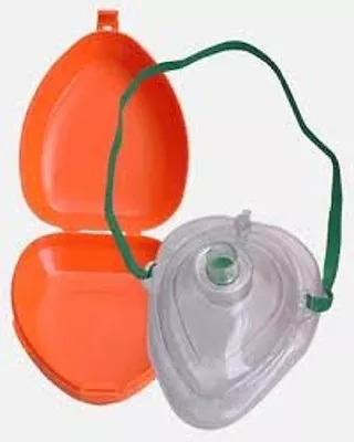 1 X Cpr Resuscitator Pocket Mask With Oxygen Port O/w Valvefilter & Mouthpiece • $30