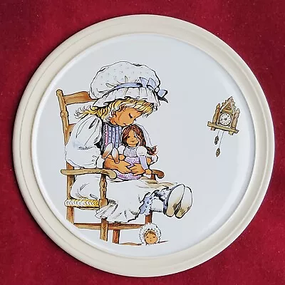 Hornsea Pottery Vintage Teapot Stand- Girl Nursing A Doll Chair & Cuckoo Clock. • £14.95