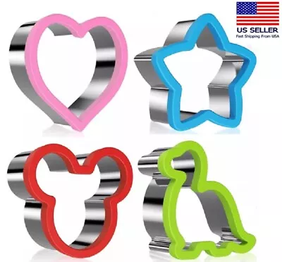 Stainless Steel Cookie Biscuit Cutter Set-Pastry & Sandwich Cutter Kitchen Tool • $10.60