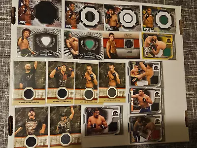 Topps UFC Worn Gear Relic Lot Of 59 #/25 To /188 🔥 • $0.72